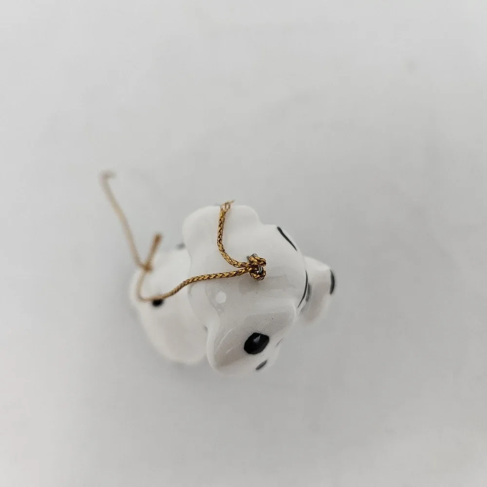 Walt Disney Productions 101 Dalmatian Ornament Figure Ceramic Vintage Japan